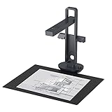 CZUR Buchscanner 14MP Scanner mit Led Schreibtischlampe, Dokumentenscanner mit OCR für...