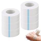 6 Rollen Micropore Tape,2.5 Cm X 9m Micropore Tape Medizinisches Fixierpflaster Rolle...