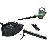 Bosch elektrischer Laubsauger/Laubbläser UniversalGardenTidy 3000 (3000 W, Fangsack 50 l,...