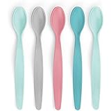 Reer 23022 BabySpoon Fütterlöffel-Set, 5 Stück, Babylöffel, Fütterlöffel mit extra...