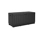 Koll Living Gartenbox Kentwood, 350 Liter Stauraum, anthrazit - kompakte Aufbewahrungsbox...