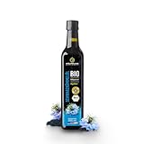 Kräuterland Bio Schwarzkümmelöl 500ml, ungefiltert, ohne Zusatzstoffe, hoher...