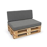 POKAR Palettenkissen Palettenauflagen mit abnehmbarem Bezug Palettenmöbel Palettensofa...