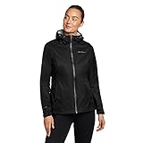 Eddie Bauer Damen Cloud Cap Regenjacke - Schwarz - 3X