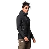 Jack Wolfskin Damen Troposphere jakke Wasserdichte Winterjacke, Schwarz, M EU