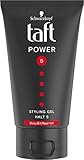 Taft Styling Gel Power mit Haltegrad 5 (150 ml), Haargel für gestärktes Haar und ohne zu...