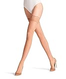 FALKE Damen Stay-Ups Matt Deluxe 20 DEN W STU Transparent einfarbig 1 Paar, Braun (Powder...