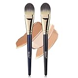 BEILI Foundation Pinsel, Flat Top Pinsel, Pinsel Fluessig Make up, Flat Foundation Brush,...