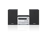 Panasonic SC-PM254EG-S Micro- mit HiFi-System (Bluetooth, DAB+, CD, UKW , 20 Watt RMS)...