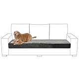 Rosnek Sofa Sitzkissenbezug Sofabezug 3 Sitzer, Samt Sofahusse 3 Sitzer Stretch...