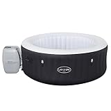 Bestway LAY-Z-SPA Miami AirJet™ Whirlpool, 180 x 66 cm, 2-4 Personen, rund, schwarz