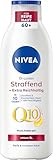 NIVEA Q10 Straffende Öl-Lotion, nährende Body Lotion mit natürlichem Arganöl und 99,5%...