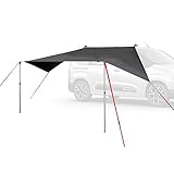 qeedo Motor Tarp Car Sonnensegel, Auto-Vordach mit UV80-Schutz, wasserdicht &...