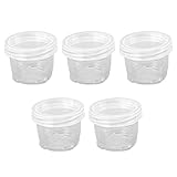 Akozon Tragbare Saucenflasche, 5 Stück Salatdressing-Behälter, 5 Stück...