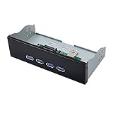 Jdeijfev 5,25 Zoll Desktop PC Front Panel Docking Station VL820 USB3.1 Gen 2 Vier-Port...