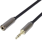 PremiumCord Verlängerung HQ-Klinkenkabel 3,5mm, Klinkenstecker 3,5mm, StereoJack Stecker...