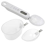 Rosenstein & Söhne Löffelwaage: Digitale Löffel-Waage, LCD-Display, bis 500 g, 3...
