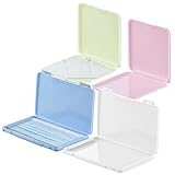 PEARL Case: 4er-Set Masken-Aufbewahrungs-Etuis, staubdicht und hygienisch, bunt...