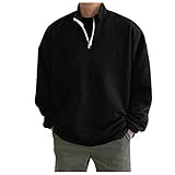 Guotobe Sweatshirt Herren XXL, Hip Hop Mantel Freizeitjacke Einfarbig Sport Streetwear...