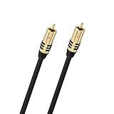 Oehlbach NF Sub, Cinch Subwoofer-Kabel - Audiokabel - rund - OFC - 2m - schwarz