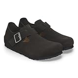 BIRKENSTOCK London Suede Leather Black Gr. 42