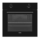 Vestel VEB6 - Einbaubackofen - autark - 6 Funktionen - Schwarz - 69 Liter - 2-fach...
