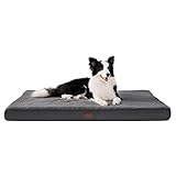 Bedsure orthopädisches Hundebett - 112x81x7.6cm Hundekissen flauschig Hundematte waschbar...