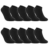 10 | 20 | 30 Paar Sneaker Socken Damen & Herren Schwarz & Weiß Baumwolle 10800 WP...