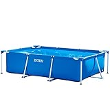 Intex Rectangular Frame Pool -Aufstellpool - 300 x 200 x 75 cm, Blau