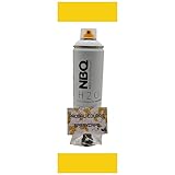 PROGAL COLORS NBQ Pro Spray Paint H2O – Gelb LA PAU H2002 + Ersatzdüse –...