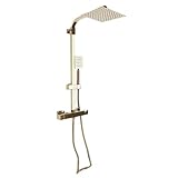 Duscharmaturen Funktion Handbrause Badezimmer Duschsystem Thermostat Regendusche Duschset...