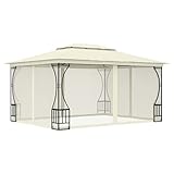 Pavillon mit Netz, LAPOOH Partyzelt, Gartenpavillon, Faltpavillon, Party Tent, Zelt...