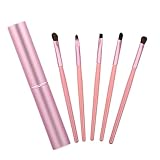 minkissy 10 Stück Für Griff-Make-Up Mit Pferdehaar Premium-Augen-Wimpern-Pinsel...