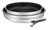 TEFAL INGENIO BY JAMIE OLIVER 3-teiliges Set L95694 | Titanium Excellence...