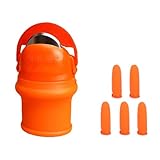 Gartenmesser für Daumen - ein Gartendaumenschneider aus Silikonmaterial mit Schrägblatt...