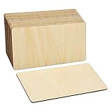 TIMESETL 20Stück Bastelholzplatte Sperrholz Platten, Blank Holzplatten zum Basteln, 10 x...