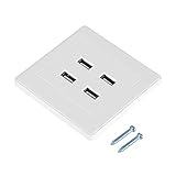 USB-Wandsteckdose, 4 Anschlüsse, DC 5 V, Steckdose, Ladegerät, USB-Steckdose,...