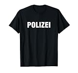 Polizei T-Shirt Print Druck für Kinder Fasching Kaneval T-Shirt