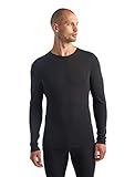 Icebreaker Herren Everyday Langärmeliges Crewe Top - Langarmshirt Herren - 100%...