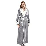 LZPCarra Kimono Damen Sommer Kurz Damen-Fleece-Bademantel, weicher, flauschiger, langer...