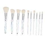 minkissy 20-Teiliges Make-Up-Pinsel-Set Mit Kunststoffgriff Kristall-Set Reise-Set Für...