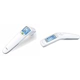 Beurer FT 100, kontaktloses Fieberthermometer mit Infrarot-Messtechnik & FT 90...