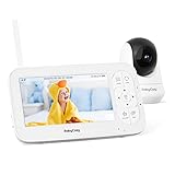 Babycozy Video Babyphone, 5' Babyphone mit Kamera Video Baby Monitor 720PHD Display,...