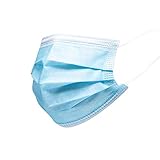 BigBig Home 100 Stücke Weich Disposable Mundschutz Maske 3-Lagig Masken Staubdicht...