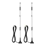 High-Gain-Antenne, 2 Stück Magnetische Antenne, 12 DBi Kupfer-LTE-Saugnapfantenne,...