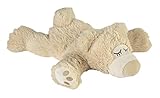 Warmies® Wärmekissen/Stofftier'Sleepy Bär beige' 100% Hirsefüllung 35cm 700g