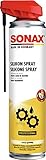 SONAX SilikonSpray mit EasySpray (400 ml) schmiert, pflegt und schützt langanhaltend...