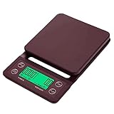 XENITE Küchenwaage, 3 kg, 0,1 g, 5 kg, 0,1 g, Lebensmittel-Küchenwaage,...