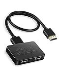 HDMI Splitter, 4K HDMI Splitter 1 in 2 Out Gleichzeitig【Nur Duplizieren】 Unterstützt...