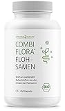 Bio-Flohsamenschalen - 240 Kapseln - 3600 mg Flohsamenschalen pro Tag - Psyllium husk -...